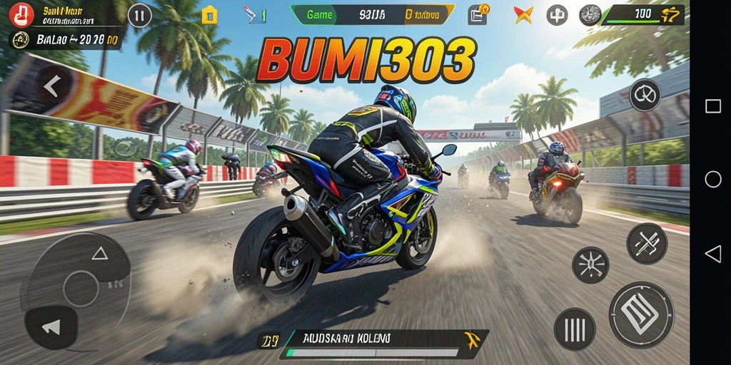 Tampilan gameplay BUMI303 yang penuh aksi dan adrenalin.