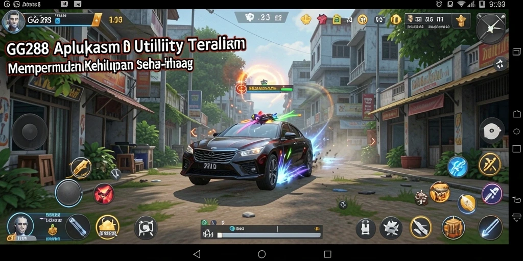 Tampilan screenshot utama GG288 menampilkan berbagai fitur Utility yang memudahkan pengguna.