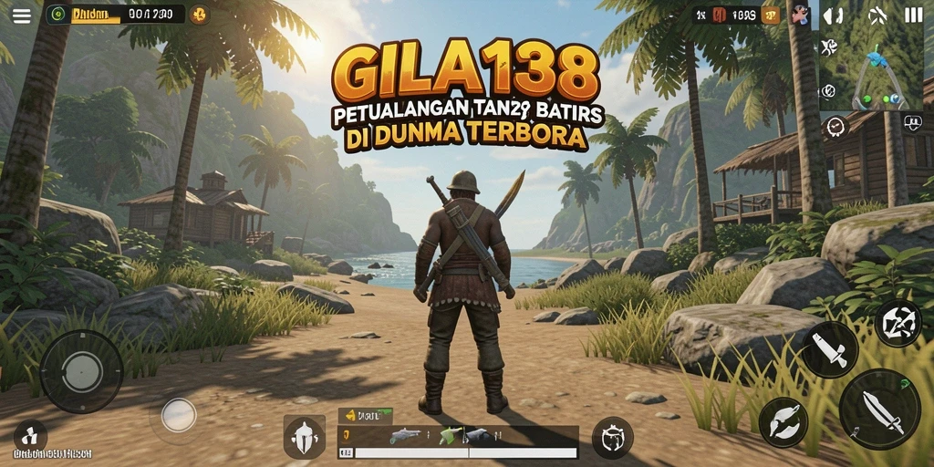 Screenshot GILA138 menunjukkan petualangan seru di dunia terbuka.