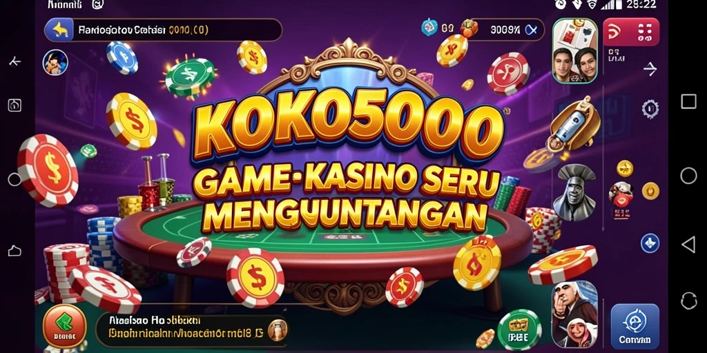 Tampilan gameplay KOKO5000 yang menarik dan interaktif.
