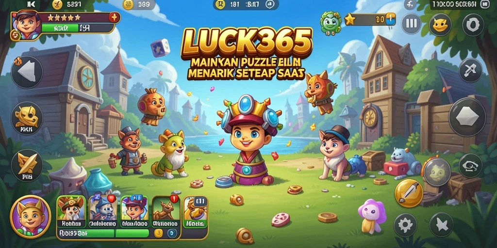 Tampilan gameplay LUCK365 yang menantang dan menarik.