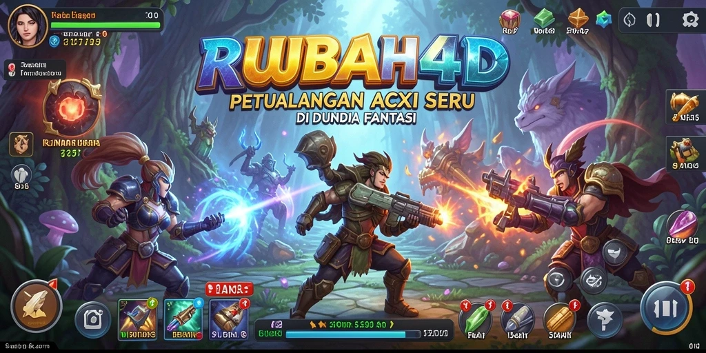 Screenshot RUBAH4D menampilkan gameplay yang dinamis dan seru.